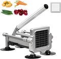 Commercial French Fry Cutter, Heavy Duty Potato Slicer with 1/4Inch Blade, Stainless Steel Potato ChopperFrench Fries Cutter with Suction Feet,