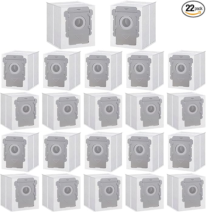 22 Pack Vacuum Bags Compatible with iRobot Roomba i7 i7+ i3 i3+ i8 i8+ j5+ i5+ i4 i4+ i1+ i6 i6+ j5+ j7 j7+ s9 s9 Plus Bags Automatic Dirt Disposal Bags