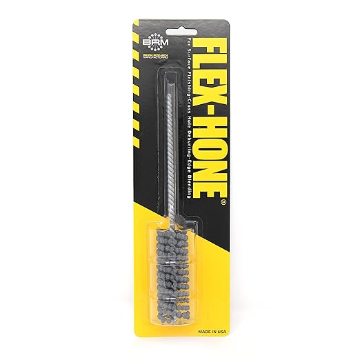Brush Research BC151618 FLEX-HONE®, 15/16" (23.8mm) Diameter, 180 Grit, Silicon Carbide, For Mild Steel, Stainless Steel, Cast Iron and Softer Ferrous Materials