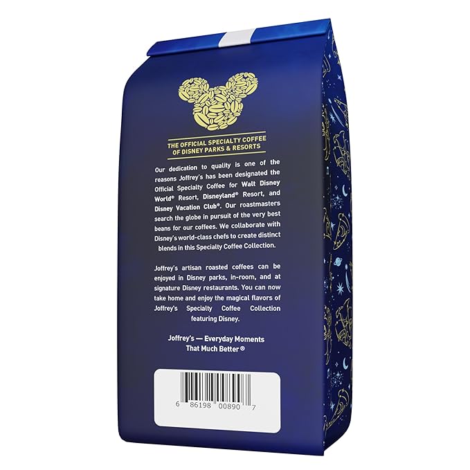 Joffrey’s Coffee - Disney Sorcerer’s Apprentice Mickey Blend | Arabica Ground Coffee, Artisan Medium Roast, Rich & Smooth (Ground, 11oz)