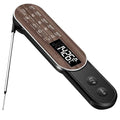 Smart Meat Thermometer Digital with Ultra-Fast 0.5 Sec Instant Read, NIST Certified ±0.5°F Accuracy, Auto-Rotating Backlight Display, IP67 Waterproof, Oven Safe for Grill, BBQ, Smoker, Candy