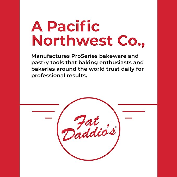 Fat Daddio's Anodized Aluminum Round Cake Pans, 2 Piece Set, 11 x 3 Inch