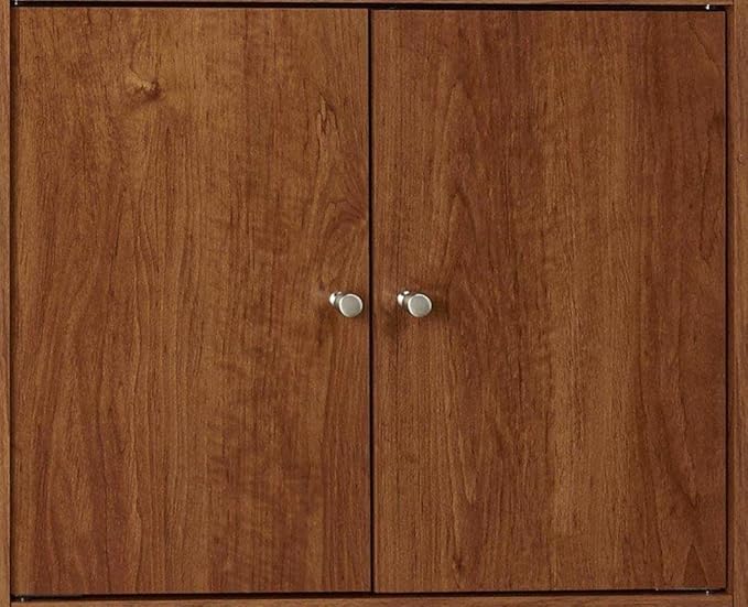 Ameriwood Home Landry Kitchen Microwave Cart, Brown Oak