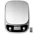 Food Kitchen Scale Digital Weight Grams and Oz，Professional Digital Kitchen Food Scales 10kg/1g for Weight Loss Dieting Baking Cooking,Stainless Steel Weighing Platform,LCD Display