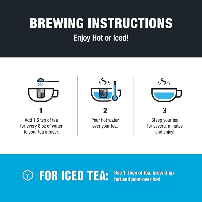 Tiesta Tea - Black Sampler Dry Flight Set, Loose Leaf, High Caffeine, Makes Hot & Iced, Assorted Tea Sets with Herbal, Chai, Fruit Black Teas & More, 7 Resealable Sample Pouches