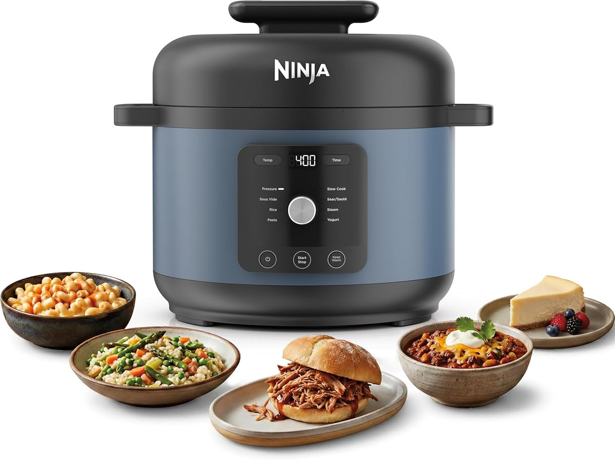 Ninja® HyperHeat™ 9-in-1 Pressure Cooker, 6.5-qt, Blue Macaron, PC201