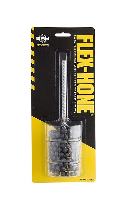 Brush Research BC15818 FLEX-HONE®, 1-5/8" (41.3mm) Diameter, 180 Grit, Silicon Carbide, For Mild Steel, Stainless Steel, Cast Iron and Softer Ferrous Materials