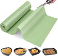 Silicone Baking Mat Roll - Best German Silicone - Heat Resistant Baking Macaron Bread Mat, Non-stick Pastry Mat, Reusable Dough Rolling Mat 12IN -6FT