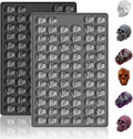 2 PCS Skull Silicone Molds,Halloween Molds Silicone for Chocolate,Halloween Chocolate Candy Gummy Mold Skull Shapes Mold for Halloween Party Decorations