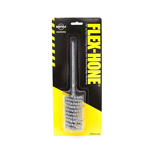 Brush Research BC114800 FLEX-HONE®, 1-1/4" (31.8mm) Diameter, 800 Grit, Silicon Carbide, for Mild Steel, Stainless Steel, Cast Iron and Softer Ferrous Materials