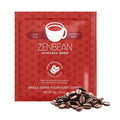 Zenbean Infrared Coffee Brew Travel Pack - 10 Servings, Single-Serve Pour-Over Drink, Low Acid Coffee with Balanced Flavor, Infrared Roasted Arabica Beans