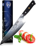 Regalia Chef Knife: Best Professional Quality Japanese Damascus Gyuto 8 Inch AUS10 Super Steel 67 Layer, Razor Sharp, Superb Edge Retention, Stain & Corrosion Resistant Chefs Knives