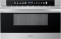 Midea MM12S2ASZ Oven 1000W, 1.2 Cu.ft Drawer, 24'' Built-in Microwave, Stainless Steel, Child Safety Lock, One-Touch, Auto-Menus