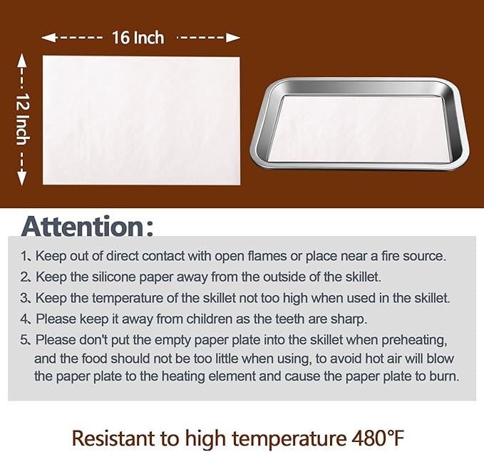 200PCS Thickened Precut Parchment Paper Sheets,12×16 In Heavy Duty Non-Toxic & Unbleached Parchment Baking Paper, Parchment Paper for Baking, Grilling, Comes in Convenient Packaging