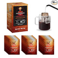 Pour Over Vietnamese Coffee – Saigondan Adventure | Espresso Robusta | 100% Robusta | Instant Specialty Coffee | Small Batch Roasted | Direct Trade | Naturally Sweet | 18 Sachets