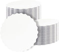 qiqee 12 Inch White Wave Cake Boards Round 15-Packs Circles Rounds Base Food-Grade Cardboard Wave Cake Plate（Thinner But Stronger）