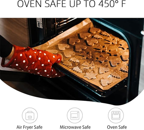 120 Pcs Parchment Paper Sheets, 8"x12" Pre-cut Unbleached Parchment Baking Paper for Air Fryer, Oven, Bakeware, Steaming, Cooking Bread, CupCake, Cookies
