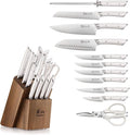 Cangshan HELENA Series German Steel Forged Knife Block Set (12-Piece, White), Oprah's Favorite Things 2023