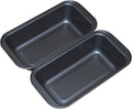 Nonstick Loaf Pan,8.5 x 4.5 Inch Carbon Steel Toast Pan for Baking Bread with Oven, Gray set of 2