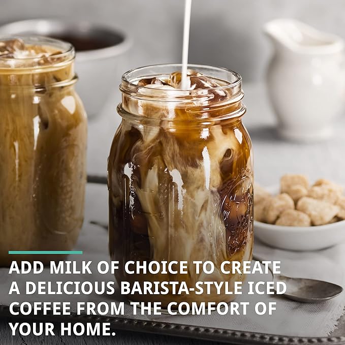 Cold Brew Organic Coarse Ground Flavored Coffee, Pumpkin Spice Flavor, Dark Roast, Colombian Supremo, Coarse Grind for Cold Brew Coffee & French Press,1 LB