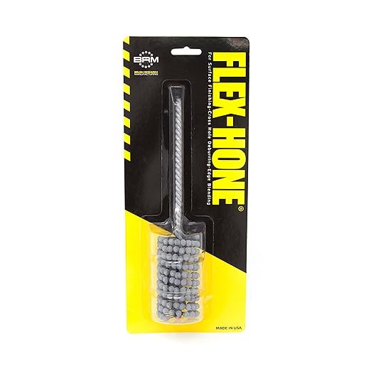 Brush Research BC114600 FLEX-HONE®, 1-1/4" (31.8mm) Diameter, 600 Grit, Silicon Carbide, for Mild Steel, Stainless Steel, Cast Iron and Softer Ferrous Materials