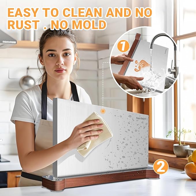 Magnetic Knife Block Without Knives Large Double Side Magnetic Knife Holder Stand with Strong Magnet, Stainless Steel Knife Storage Organizer for Kitchen Counter Knife Rack Three Magnet Strip