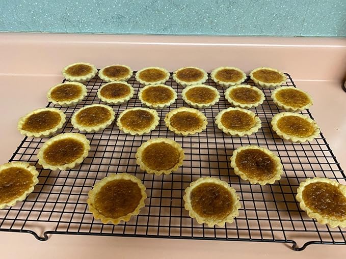 Egg Tart Molds 12PCS Tart Pan 2.6inch, Mini Carbon Steel Non Stick Tart Pans, Tart Molds For Baking (2.6 inch)