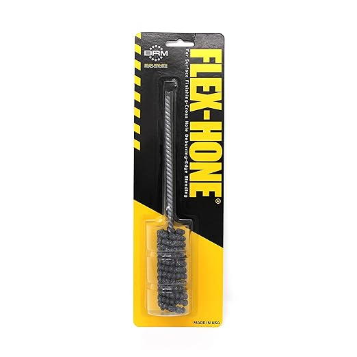 Brush Research BC151660 FLEX-HONE®, 15/16" (23.8mm) Diameter, 60 Grit, Silicon Carbide, for Mild Steel, Stainless Steel, Cast Iron and Softer Ferrous Materials