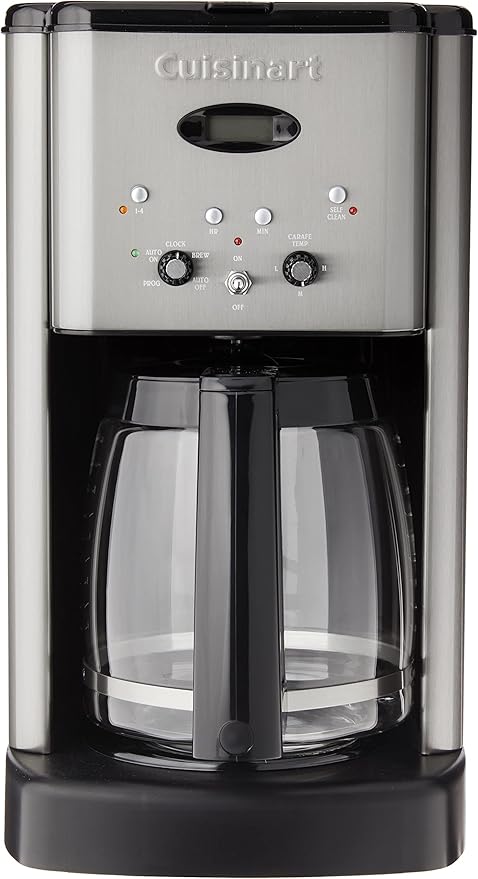 Cuisinart 12 Cup Brew Central Maker Coffee Maker2, Black Stainless Steel, DCC-1200BKSNAS