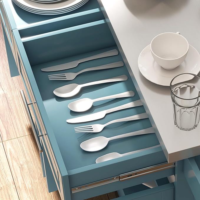 HOMCOM Rolling Kitchen Island Cart with Wheels, Portable Island Table for Kitchen with Stainless Steel Top, Adjustable Shelves, 2 Drawers, Spice, Knife and Towel Rack, Teal Blue