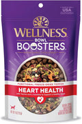 Wellness Bowl Boosters, Dog Food Topper for Small, Medium, & Large Breeds, Grain Free, Natural, Freeze Dried, Heart Health Chicken, 4 Ounce Bag (Pack of 1)