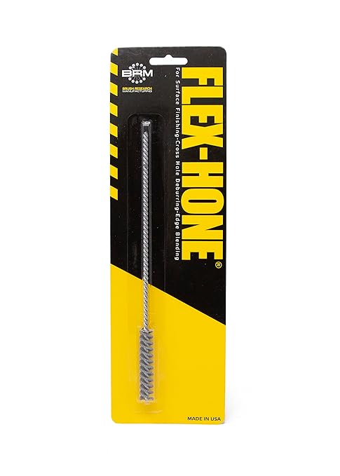 Brush Research BC8M600 FLEX-HONE®, 0.315" (8mm) Diameter, 600 Grit, Silicon Carbide, for Mild Steel, Stainless Steel, Cast Iron and Softer Ferrous Materials