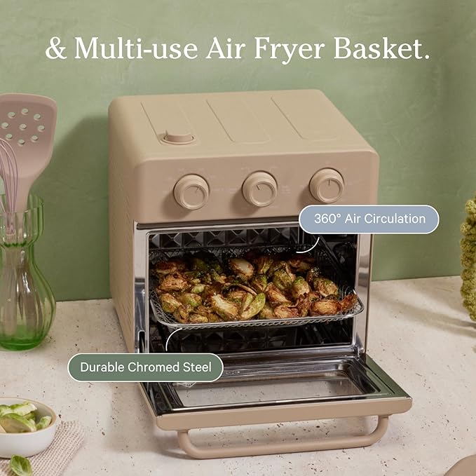Our Place Wonder Oven Essentials Kit | Extra Air Fryer Basket & Nonstick Ceramic-Coated Bake Pan | Oven Safe, Eco-Friendly | Char