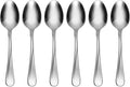 Oneida Flatware Flight, Teaspoons, Stainless Steel, Set of 6