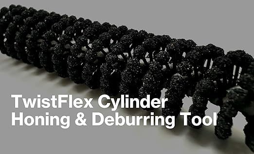 TwistFlex 1/2" 120SC Cylinder Hone | 0.5” (12.7mm) Flexible Cylinder Honing & Deburring Tool for Hole Diameters 0.46"- 0.51" | Silicon Carbide 120 Grit | Pack of 1