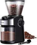 SHARDOR Burr Coffee Grinder 3.0, 32 Grind Settings for Espresso, Pour Over, Drip, and French Press, Adjustable Timer, Easy-Clean Chamber for Home Brewing