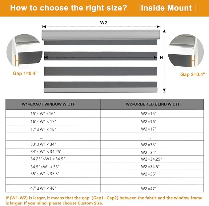 Persilux Cordless Zebra Blinds for Indoor Windows, Free-Stop Zebra Blinds Cordless, Light Filtering Sheer Shades Dual Layer for Day and Night, Zebra Roller Shades for Home (34.25" W X 72" H, Grey)