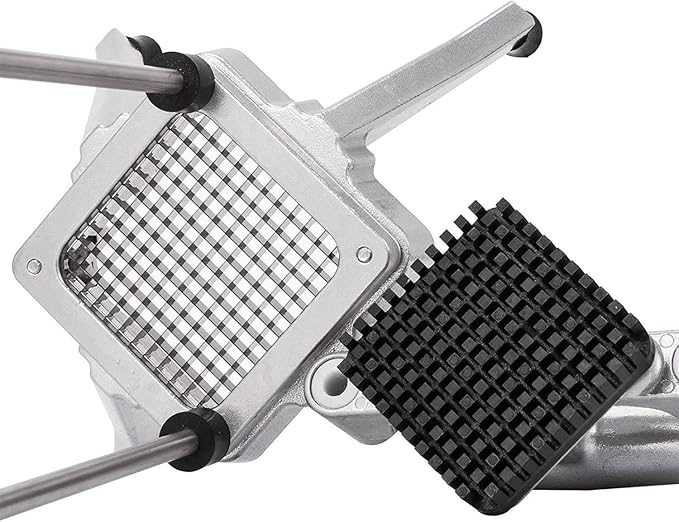 WMM Upgrade Commercial Vegetable Fruit Chopper With 1/2″,1/4″,3/8″ Blades Heavy Duty Professional Food Dicer Kattex French Fry Cutter Onion Slicer Stainless Steel For Tomato Peppers Potato Mushroom