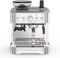 Espresso Machine with Milk Frother and Grinder, All in One Cappuccino Latte Espresso Maker for Home Barista, Built-In Bean Grinder, 85 oz Removable Water Tank, Coffee maker Machine