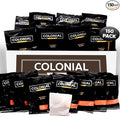 Colonial In-Room Decaf Ground Coffee Filter Packs for Hotel Rooms, Decaffeinated Dark Roast, 0.50 Ounce (Pack of 150), Use with 4-Cup Drip Coffee Machine