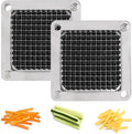 Replacement Chopper Blade Commercial Vegetable Chopper Dicer Stainless Steel Blade for Fruit Cutting Machine Tomato French Fries Cutter (2 * 1/4″ Blade)