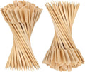 Bamboo Skewers 8 Inch, 200 PCS Cocktail Skewers, Wooden Skewers for Appetizers，BBQ，Fruit Kabobs，Sandwich，Drink.