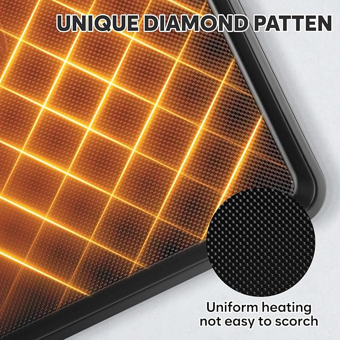 Half Sheet Pan 17.5” x 13”, Cookie Sheets for Baking 0.8mm Thick Non Stick Baking Sheets for Oven Heavy Duty Baking Trays