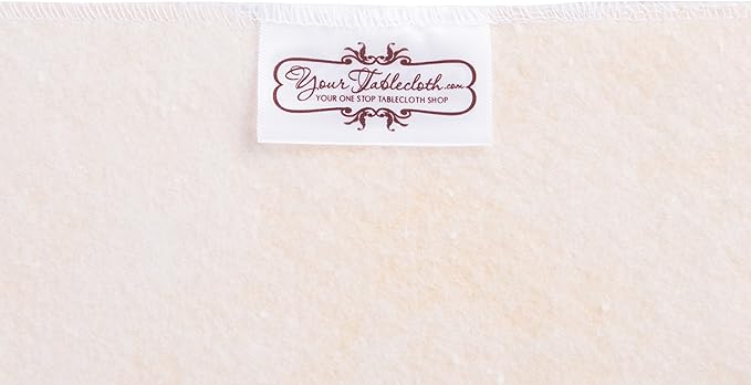 Yourtablecloth Heavy Duty Vinyl Rectangle or Square Tablecloth – 6 Gauge Heavy Duty Tablecloth – Flannel Backed – Wipeable Tablecloth with Vivid Colors & Many Sizes 52 x 52 Terra