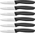 Paring Knife Fruit Knife Set (6 Pieces), Ultra Sharp Stainless Steel Vegetable and Fruit Knife with PP Plastic Ergonomic Handle for Cutting Fruits and Vegetables.
