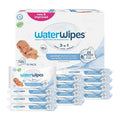 WaterWipes Sensitive+ Newborn & Baby Wipes, 3-In-1 Cleans, Cares, Protects, 99.9% Water, Unscented & Hypoallergenic, 720 Count (12 Packs)