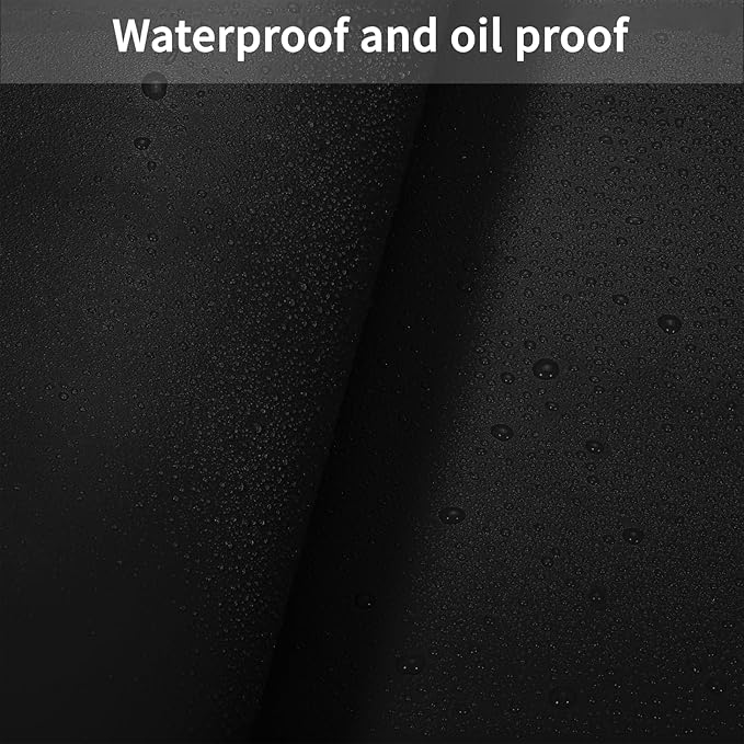 Leather Table Cover,1.8mm Thick,24x48 Inch Desk Cover,Large Desk Mat,Table Protector,Table Cover Protector,Craft Mats to Protect Table(Black+Wine Red,24x48)