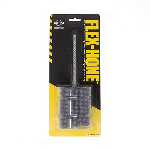 Brush Research BC21824 FLEX-HONE®, 2-1/8" (54mm) Diameter, 240 Grit, Silicon Carbide, For Mild Steel, Stainless Steel, Cast Iron and Softer Ferrous Materials