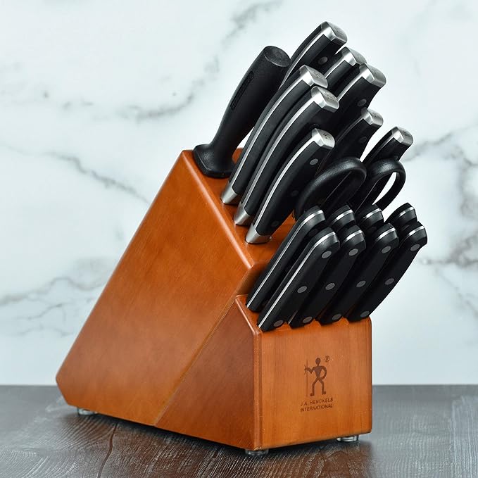 HENCKELS Forged Premio 19-pc Knife Block Set