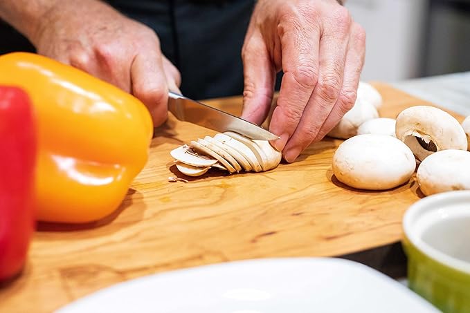 DURA LIVING 3.5 Inch Paring Knife – Essential High Carbon Stainless Steel, Razor-Sharp, Multipurpose Small Kitchen Knife, Ergonomic Handle, Perfect for Precision Tasks, Sleek Gray Design